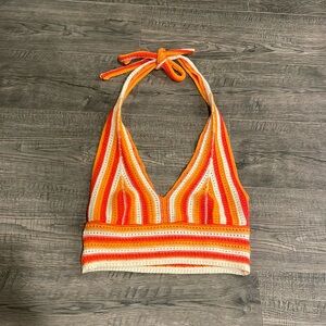 Crochet halter top
